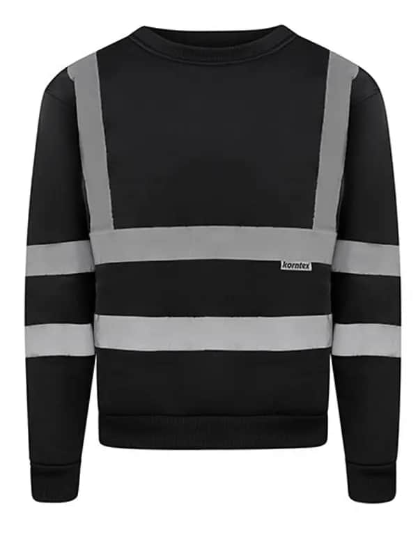 Hi-Vis Workwear Sweatshirt Limerick - Black