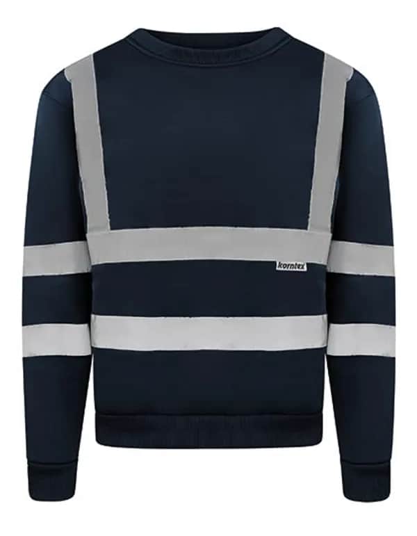 Hi-Vis Workwear Sweatshirt Limerick - Navy