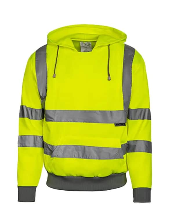 Hi-Vis Workwear Hoody Cork - Signal Yellow
