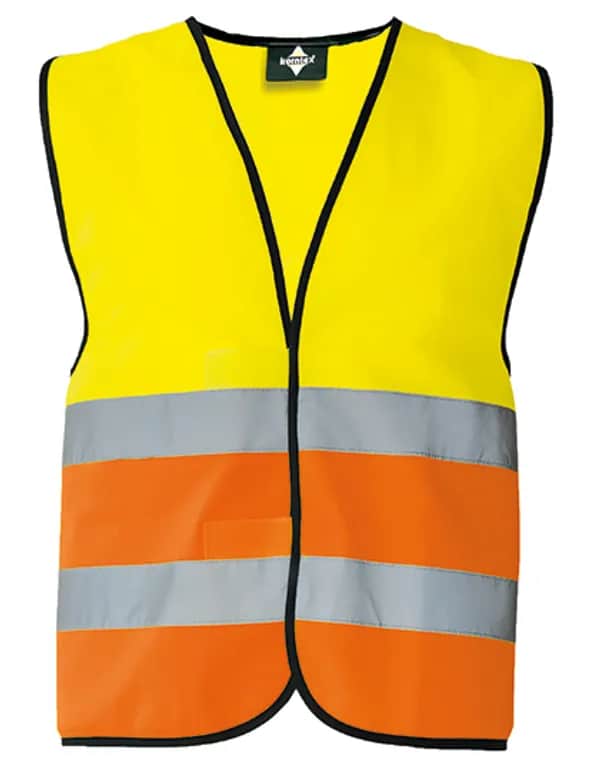 Hi-Vis Safety Vest Wolfsburg - Signal Yellow/Signal Orange