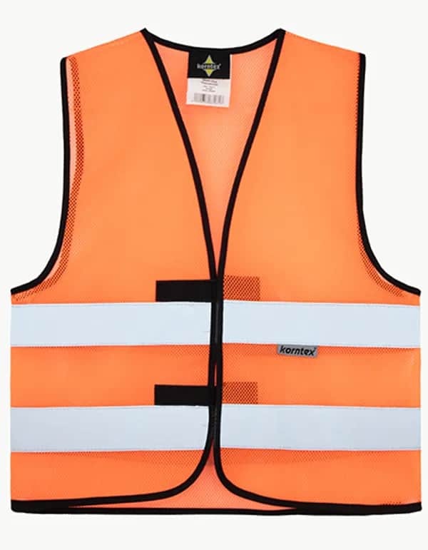 Hi-Vis Mesh Safety Vest Thessaloniki - Signal Orange