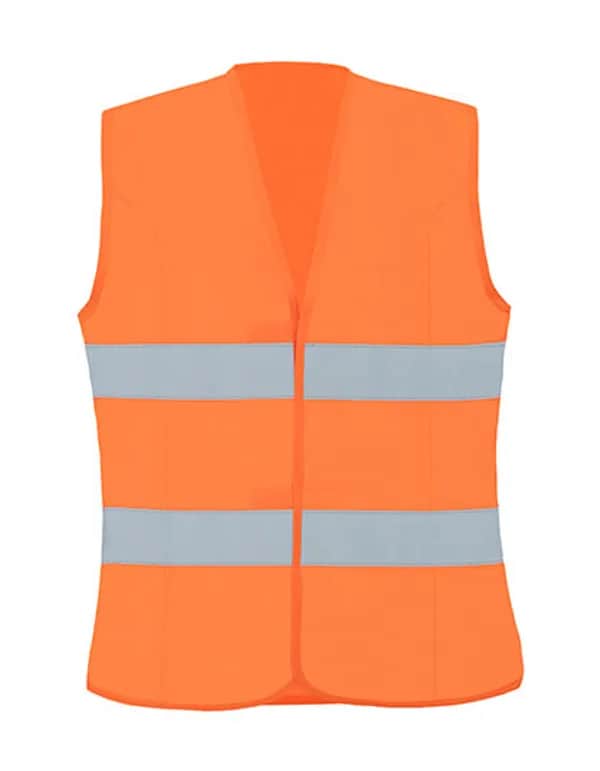 Ladies Fit Hi-Vis Safety Vest Frankfurt - Signal Orange