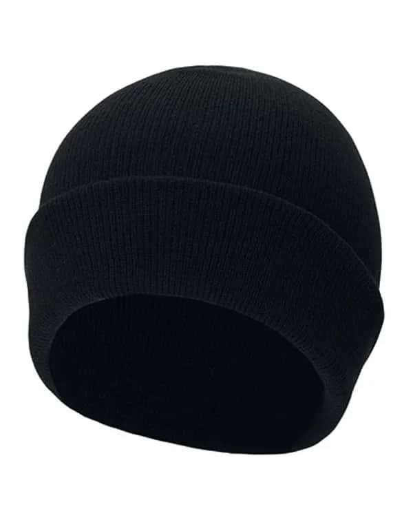 Premium Knitted Beanie Strasbourg - Black