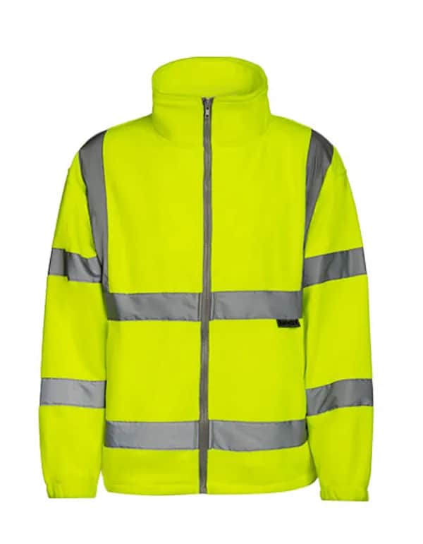 Hi-Vis Safety Fleece-Jacket Bergen - Signal Yellow