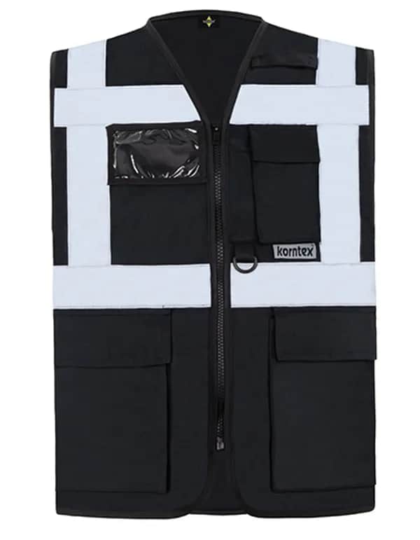 Executive Multifunctional Safety Vest Berlin - Black