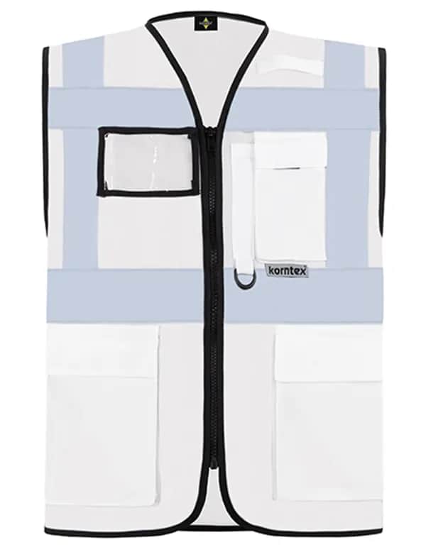 Executive Multifunctional Safety Vest Berlin - White