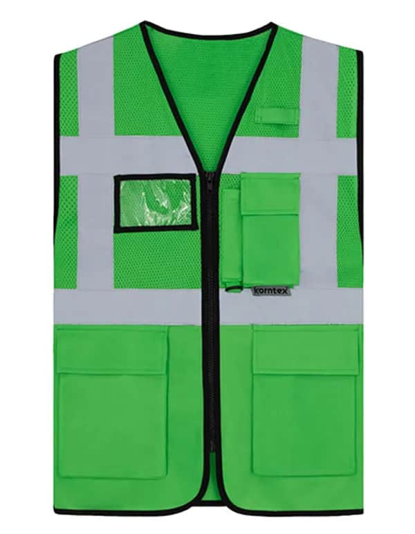 Multifunctional Hi-Vis Mesh-Vest Athens - Green