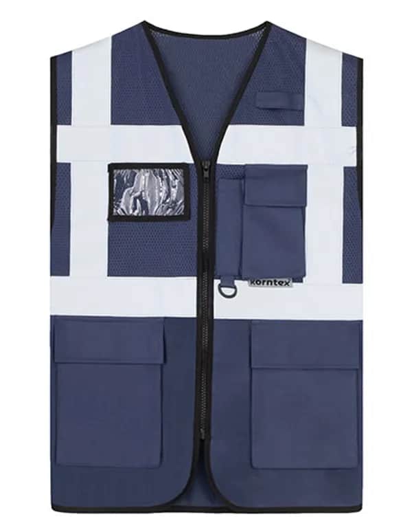 Multifunctional Hi-Vis Mesh-Vest Athens - Navy