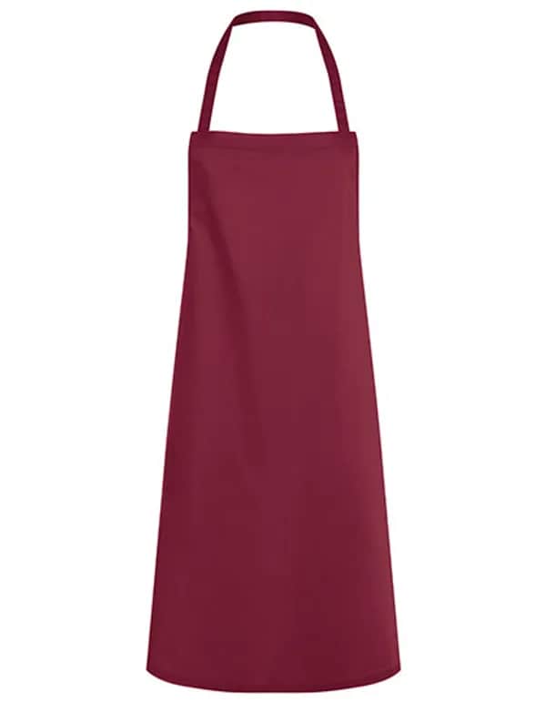 Latzschürze Faro - Bordeaux (ca. Pantone 209C)