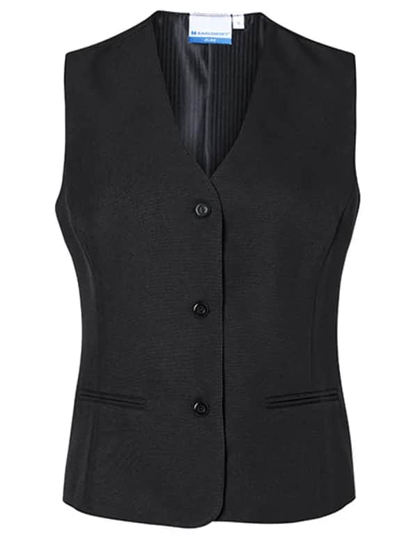Damenweste Basic - Black (ca. Pantone 419C)