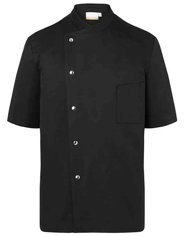 Kochjacke Gustav - Black (ca. Pantone 419C)