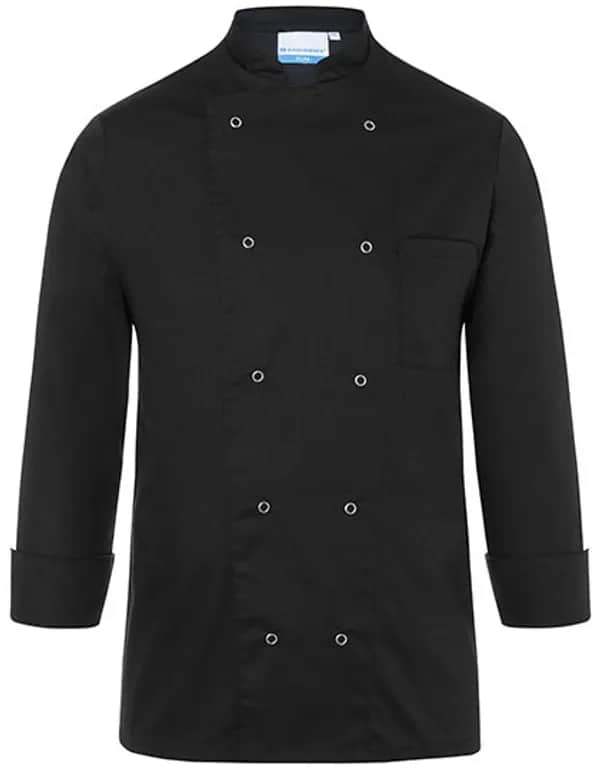 Basic Kochjacke - Black (ca. Pantone 419C)