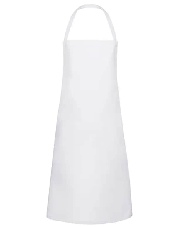 Basic Latzschürze - White