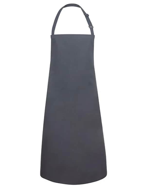 Latzschürze Basic mit Schnalle - Anthracite (ca. Pantone 7540C)