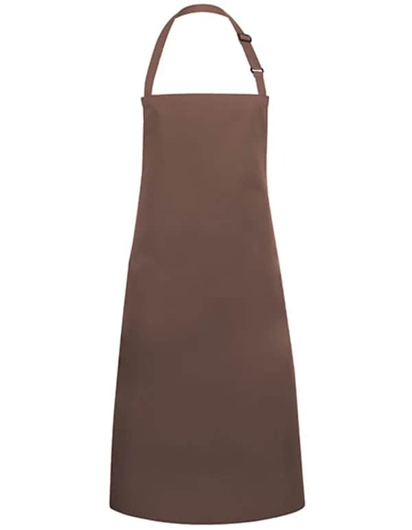 Latzschürze Basic mit Schnalle - Light Brown (ca. Pantone 438C)