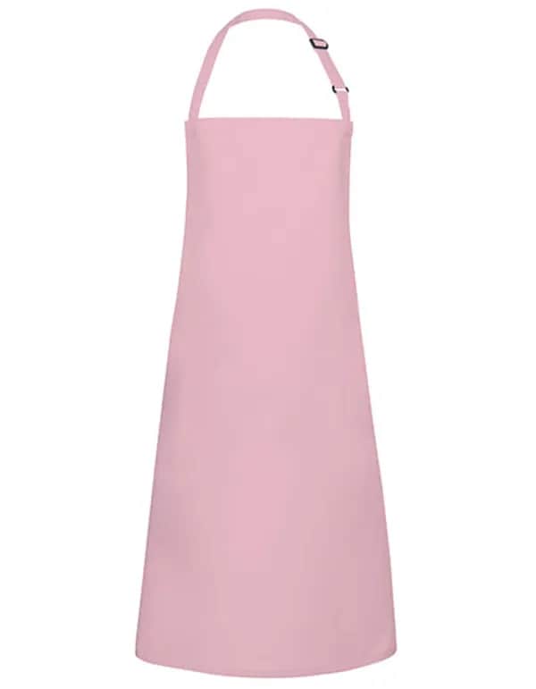 Latzschürze Basic mit Schnalle - Rose (ca. Pantone 4065C)