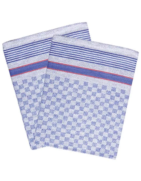 Grubentuch (10-er Pack) - Blue (checked)