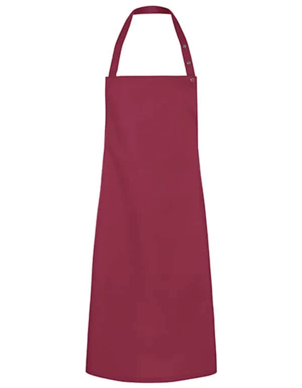 Latzschürze Santorini - Bordeaux (ca. Pantone 209C)