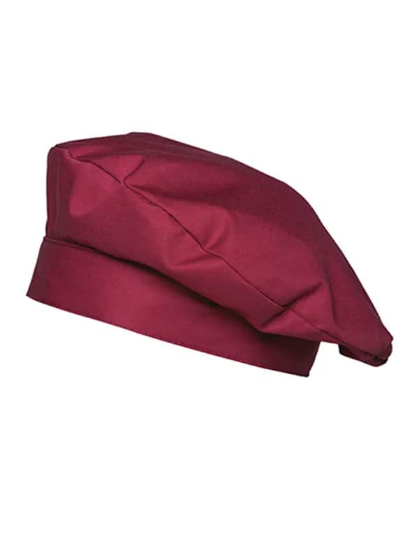 Barettmütze Luka - Bordeaux (ca. Pantone 209C)