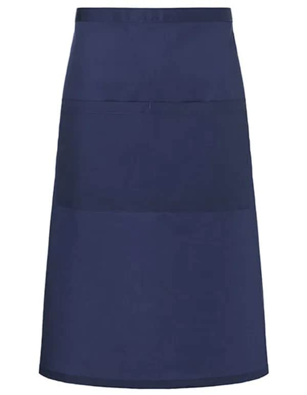 Bistroschürze Basic mit Tasche - Navy (ca. Pantone 533C)