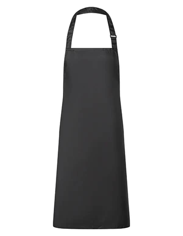 Wasserdichte Latzschürze mit Schnalle - Black (ca. Pantone 419C)