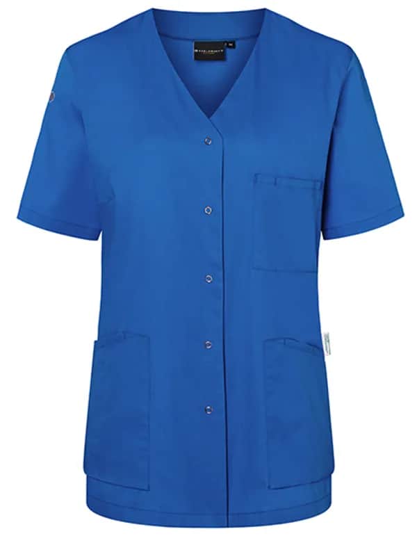 Kurzarm Damenkasack Essential - Royal Blue (ca. Pantone 3506C)