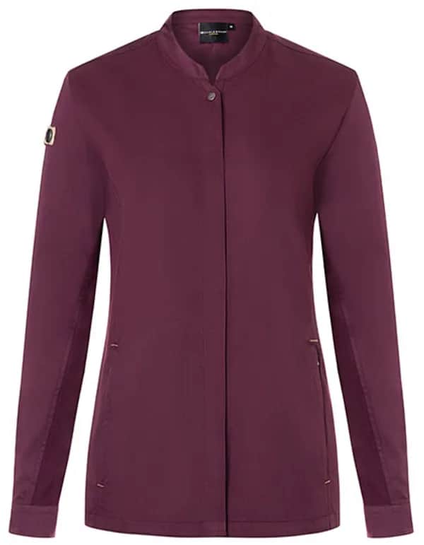 Damenkochjacke Green-Generation - Aubergine (ca. Pantone 5185C)