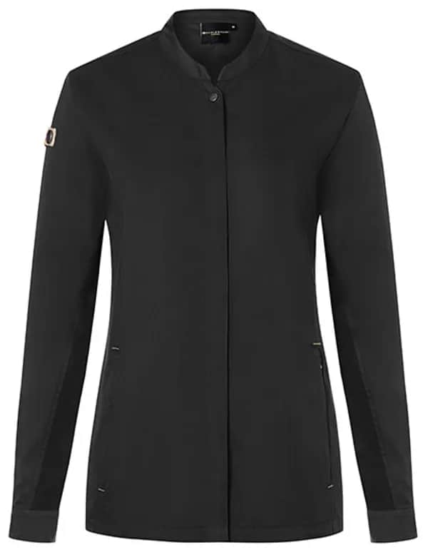 Damenkochjacke Green-Generation - Black (ca. Pantone 419C)