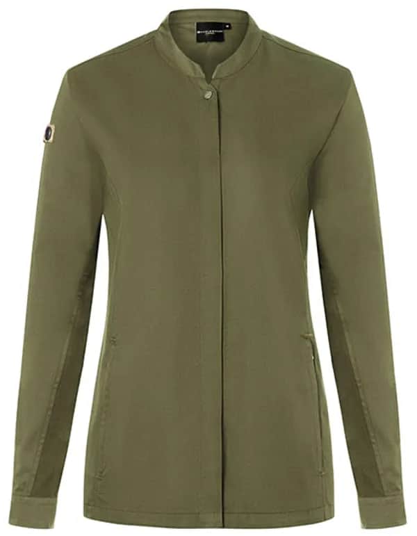 Damenkochjacke Green-Generation - Moss Green (ca. Pantone 4229C)