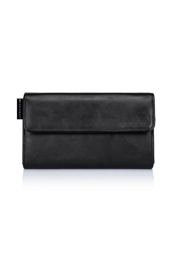 Kellnerbörse mit Druckknopf - Black (ca. Pantone 419C)
