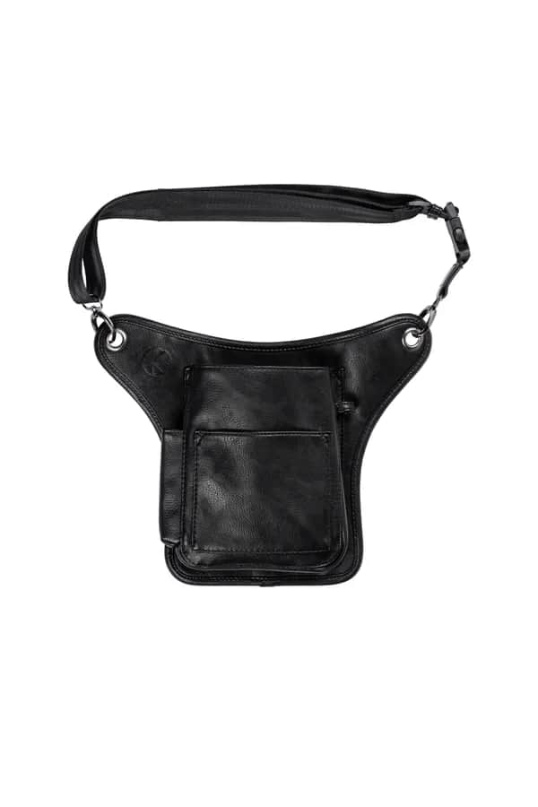 Grossraumkassierhalfter mit Gürtelband - Black (ca. Pantone 419C)