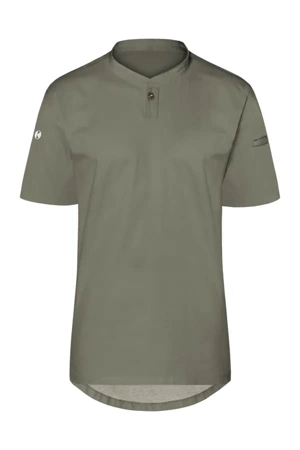 Kurzarm Damen-Arbeitsshirt Performance - Sage (ca. Pantone 416C)