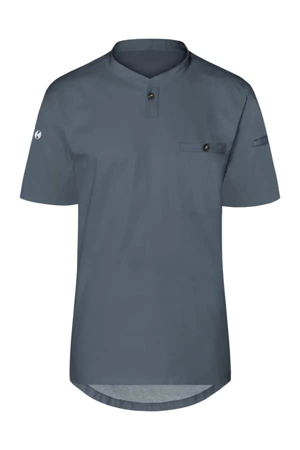 Kurzarm Herren-Arbeitsshirt Performance - Anthracite (ca. Pantone 7540C)