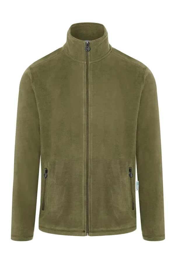 Herren Workwear Fleecejacke Warm-Up - Moss Green (ca. Pantone 7764C)