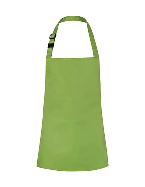 Kinderlatzschürze Basic mit Schnalle - Lime (ca. Pantone 4212C)