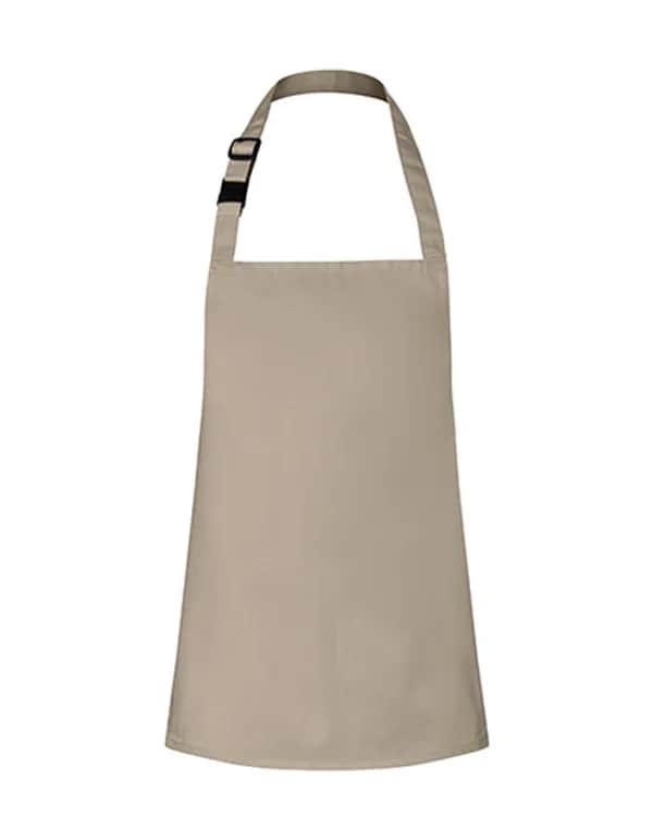 Kinderlatzschürze Basic mit Schnalle - Sand (ca. Pantone 7529C)