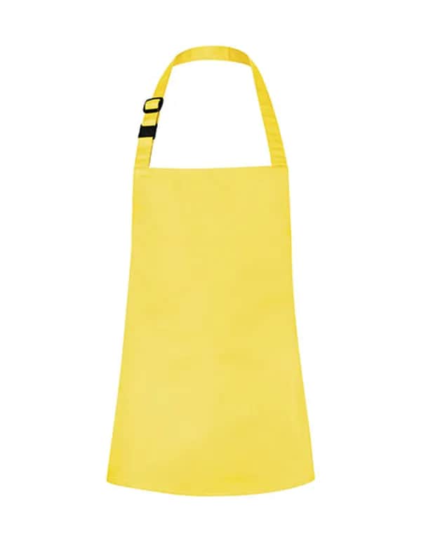Kinderlatzschürze Basic mit Schnalle - Sun Yellow (ca. Pantone 127C)