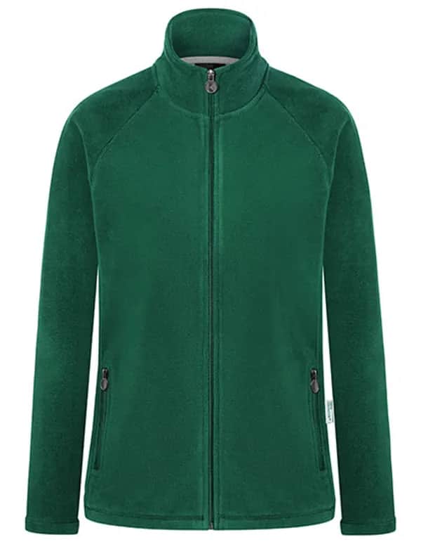 Damen Workwear Fleecejacke Warm-Up - Forest Green (ca. Pantone 554C)