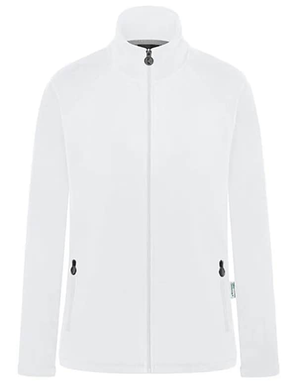 Damen Workwear Fleecejacke Warm-Up - White