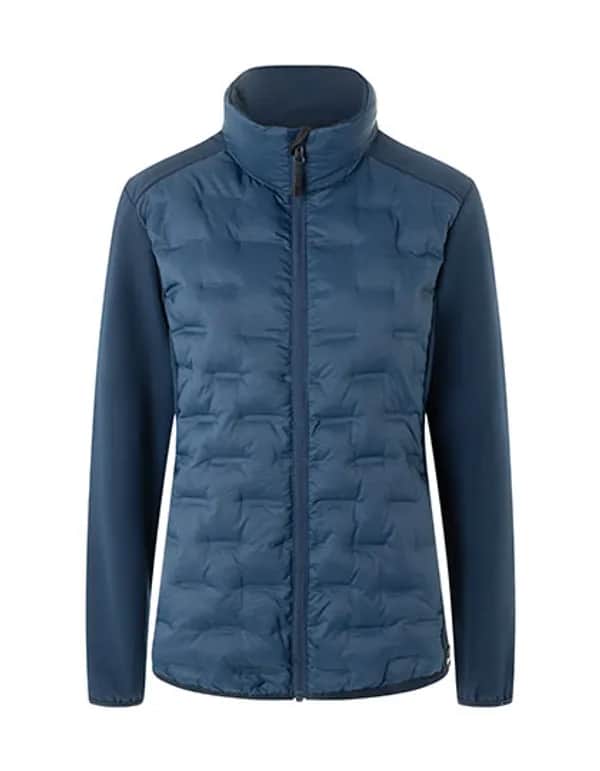 Damen Fleece-Hybrid Jacket - Navy (ca. Pantone 533C)