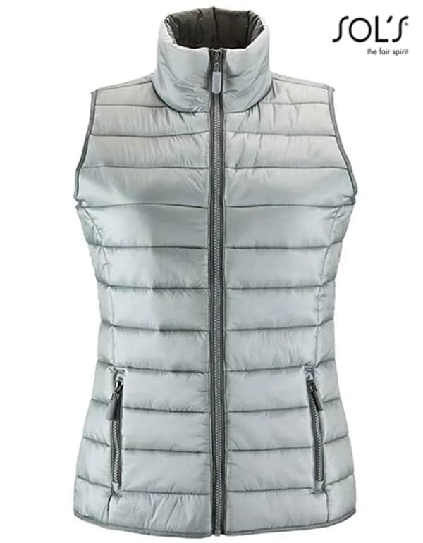 Women´s Lightweight Bodywarmer Wave - Metal Grey