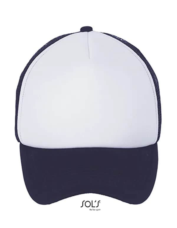 Bubble Cap - White/French Navy