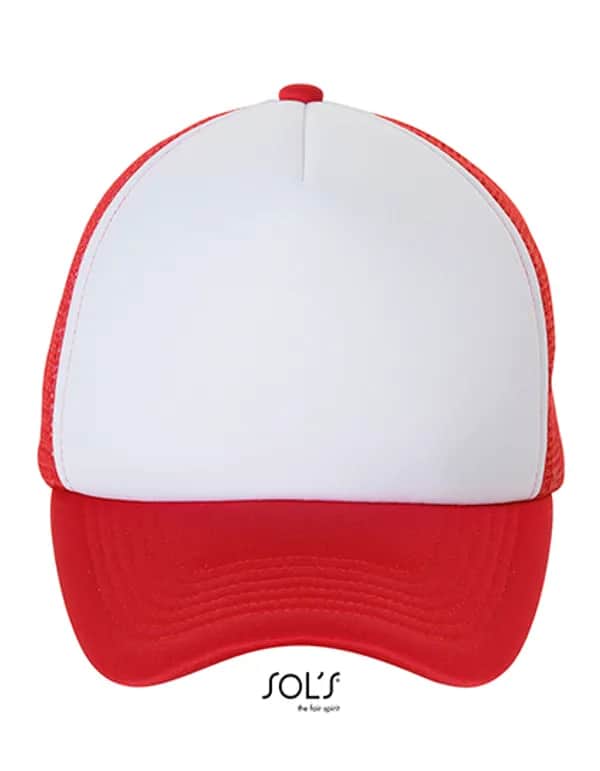 Bubble Cap - White/Red