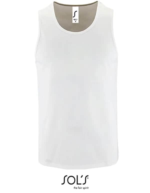 Men´s Sports Tank Top Sporty - White