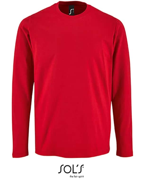 Men´s Long Sleeve T-Shirt Imperial - Red