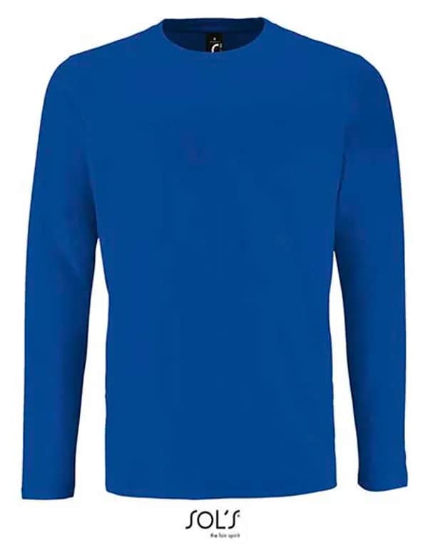Men´s Long Sleeve T-Shirt Imperial - Royal Blue 241