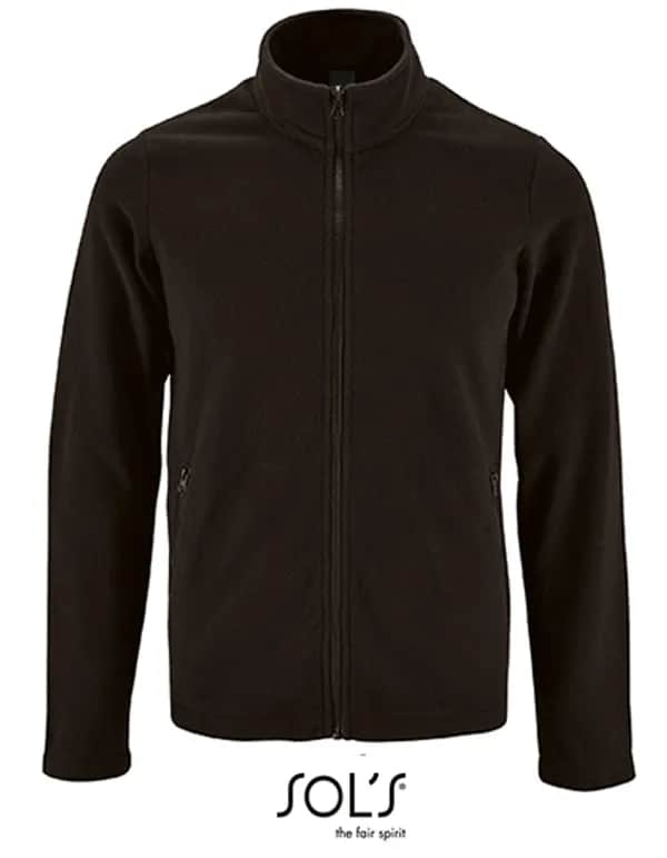 Men´s Plain Fleece Jacket Norman - Black