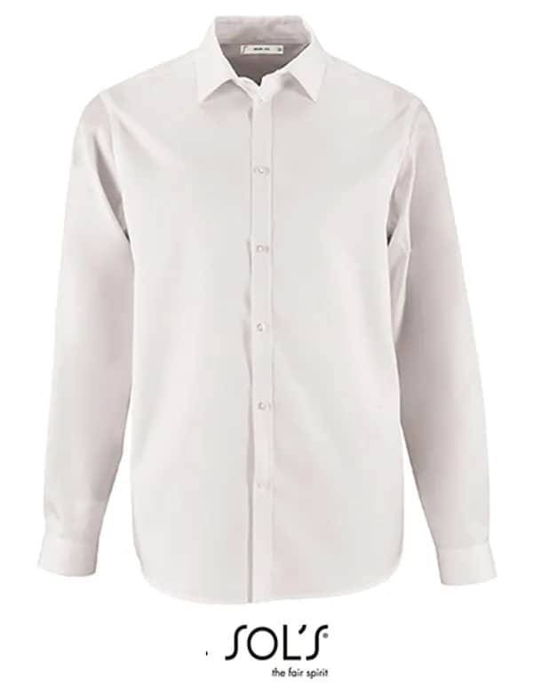 Men´s Herringbone Shirt Brody - White