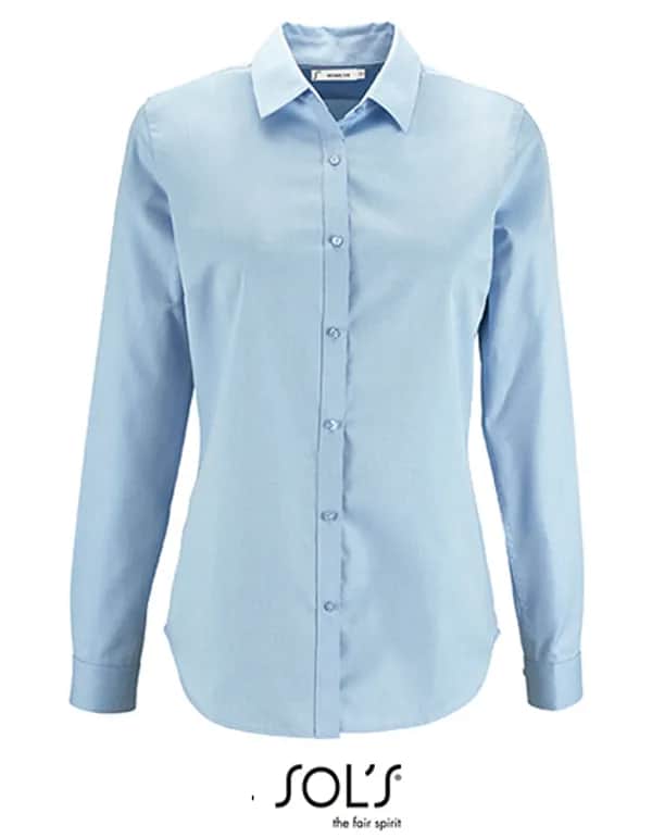 Women´s Herringbone Shirt Brody - Sky Blue