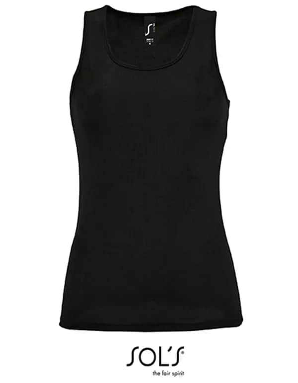 Women´s Sports Tank Top Sporty - Black